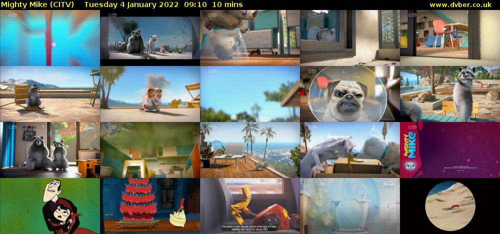 Mighty Mike (CITV) Tuesday 4 January 2022 09:10 - 09:20