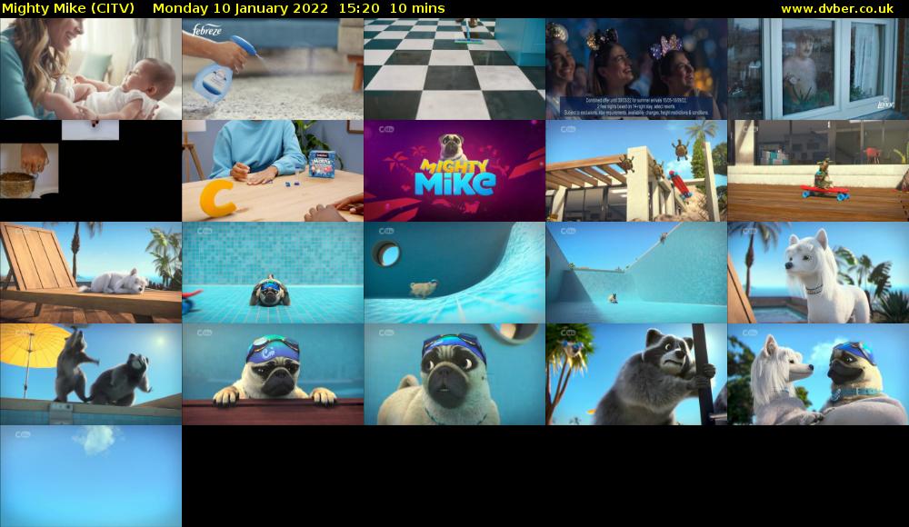 Mighty Mike (CITV) Monday 10 January 2022 15:20 - 15:30