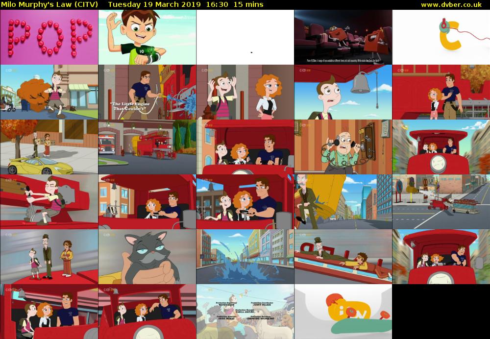 Milo Murphy's Law (CITV) Tuesday 19 March 2019 16:30 - 16:45