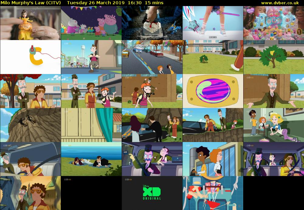 Milo Murphy's Law (CITV) Tuesday 26 March 2019 16:30 - 16:45