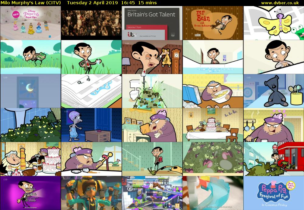 Milo Murphy's Law (CITV) Tuesday 2 April 2019 16:45 - 17:00