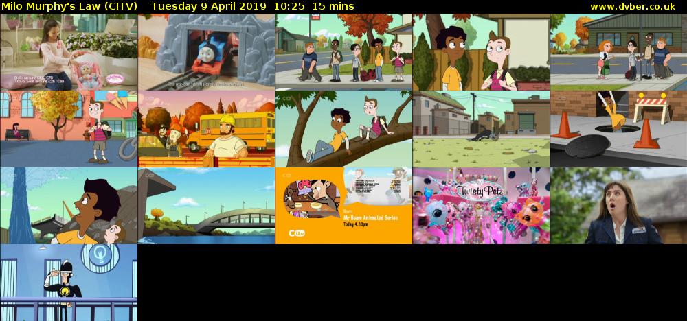 Milo Murphy's Law (CITV) Tuesday 9 April 2019 10:25 - 10:40