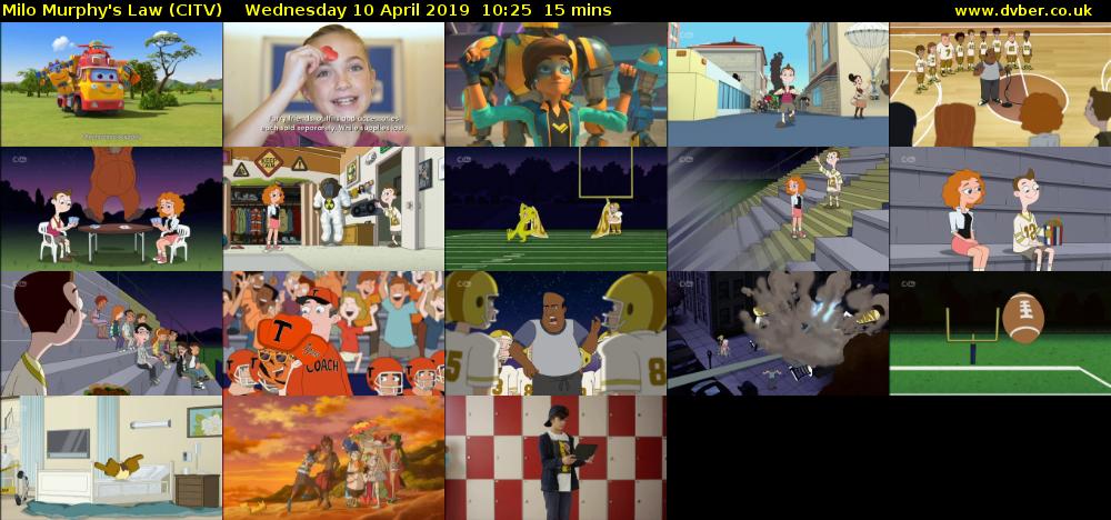 Milo Murphy's Law (CITV) Wednesday 10 April 2019 10:25 - 10:40