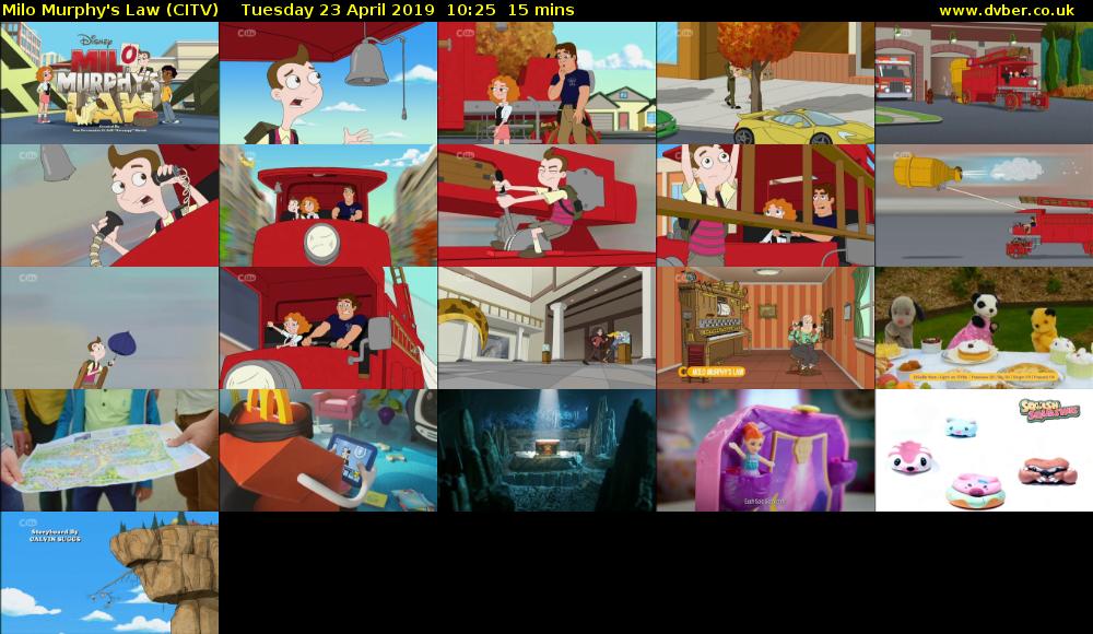 Milo Murphy's Law (CITV) Tuesday 23 April 2019 10:25 - 10:40