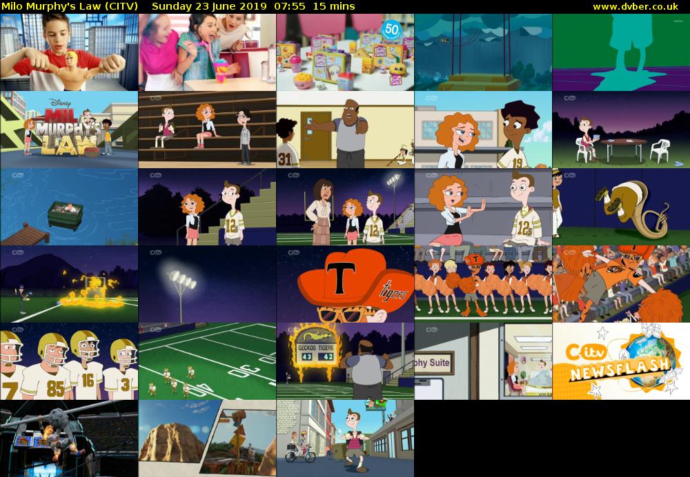 Milo Murphy's Law (CITV) Sunday 23 June 2019 07:55 - 08:10