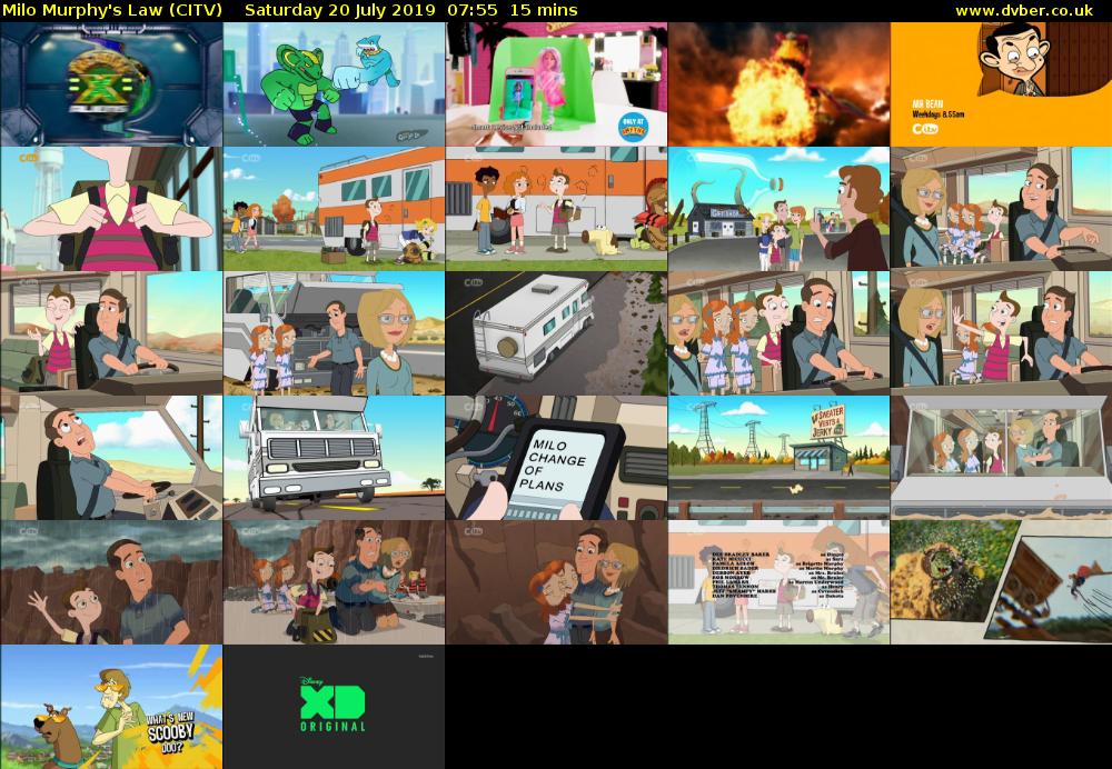 Milo Murphy's Law (CITV) Saturday 20 July 2019 07:55 - 08:10