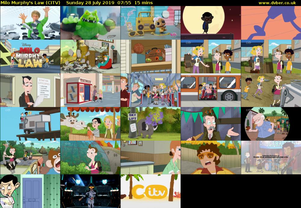 Milo Murphy's Law (CITV) Sunday 28 July 2019 07:55 - 08:10