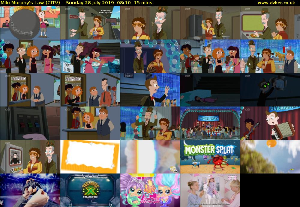 Milo Murphy's Law (CITV) Sunday 28 July 2019 08:10 - 08:25