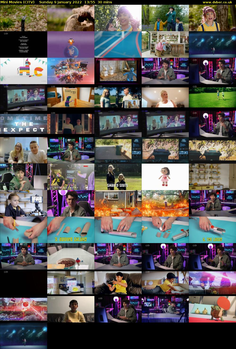 Mini Movies (CITV) Sunday 9 January 2022 13:55 - 14:25