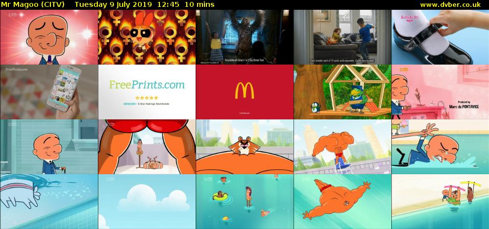 Mr Magoo (CITV) Tuesday 9 July 2019 12:45 - 12:55