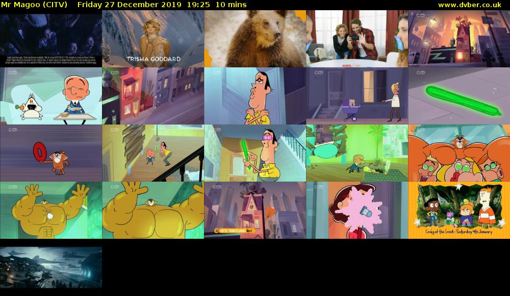 Mr Magoo (CITV) Friday 27 December 2019 19:25 - 19:35