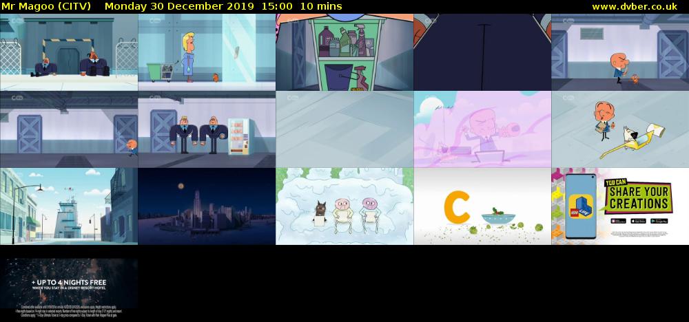 Mr Magoo (CITV) Monday 30 December 2019 15:00 - 15:10