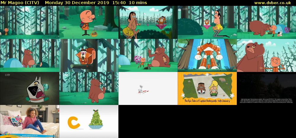 Mr Magoo (CITV) Monday 30 December 2019 15:40 - 15:50