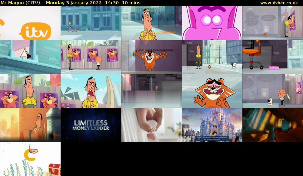 Mr Magoo (CITV) Monday 3 January 2022 14:30 - 14:40