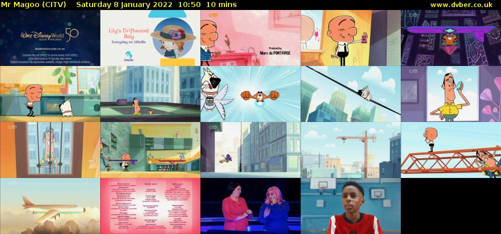 Mr Magoo (CITV) Saturday 8 January 2022 10:50 - 11:00