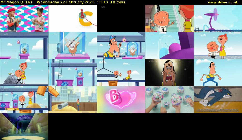 Mr Magoo (CITV) Wednesday 22 February 2023 13:10 - 13:20