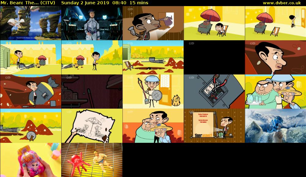 Mr. Bean: The... (CITV) Sunday 2 June 2019 08:40 - 08:55