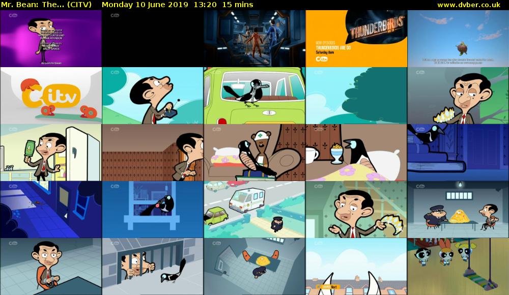 Mr. Bean: The... (CITV) Monday 10 June 2019 13:20 - 13:35