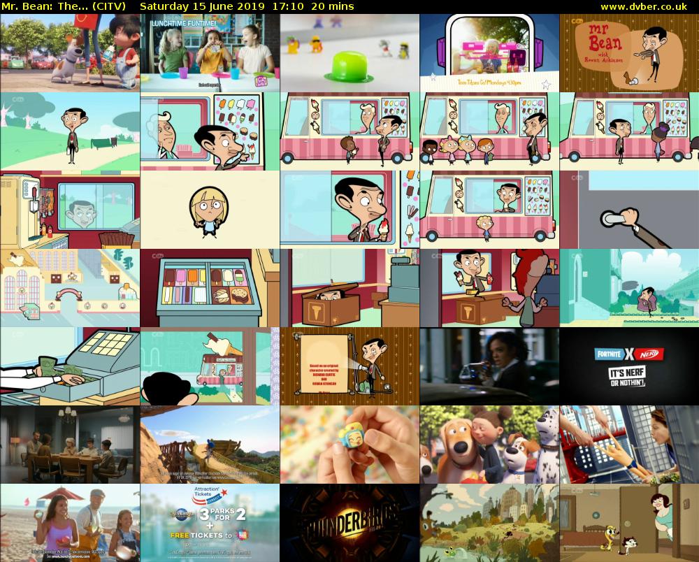 Mr. Bean: The... (CITV) Saturday 15 June 2019 17:10 - 17:30