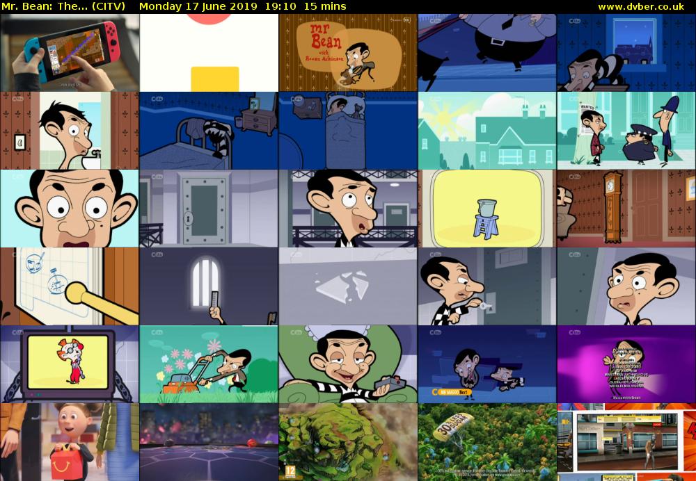 Mr. Bean: The... (CITV) Monday 17 June 2019 19:10 - 19:25