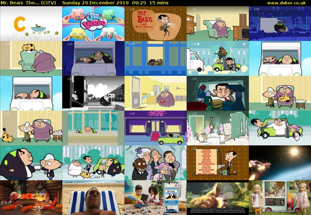 Mr. Bean: The... (CITV) Sunday 29 December 2019 09:25 - 09:40