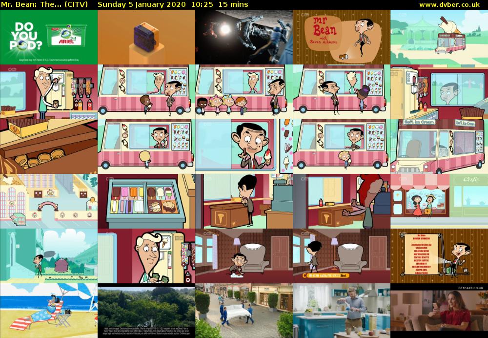 Mr. Bean: The... (CITV) Sunday 5 January 2020 10:25 - 10:40