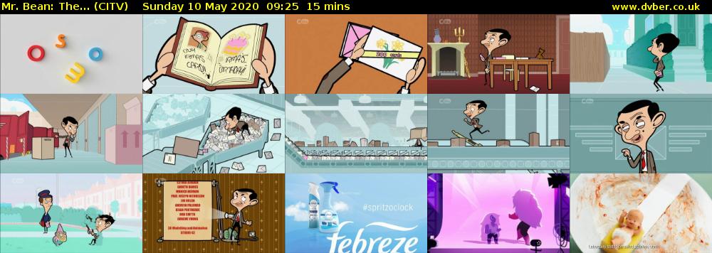 Mr. Bean: The... (CITV) Sunday 10 May 2020 09:25 - 09:40