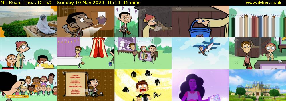 Mr. Bean: The... (CITV) Sunday 10 May 2020 10:10 - 10:25