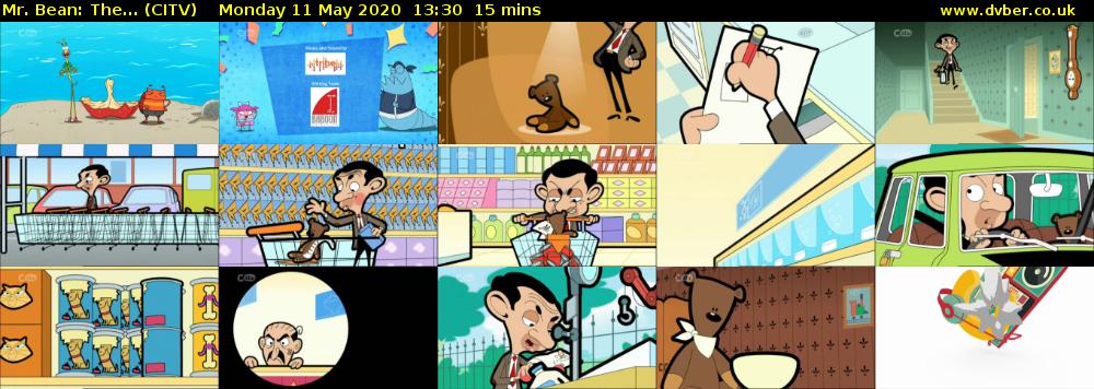 Mr. Bean: The... (CITV) Monday 11 May 2020 13:30 - 13:45