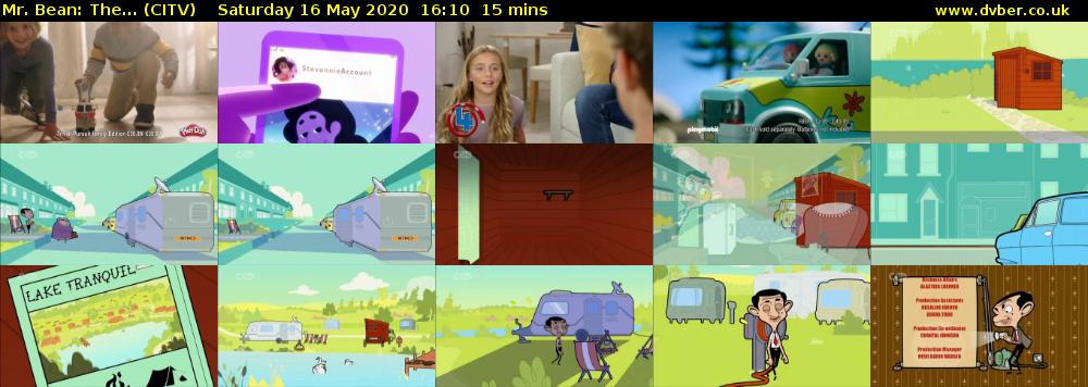 Mr. Bean: The... (CITV) Saturday 16 May 2020 16:10 - 16:25