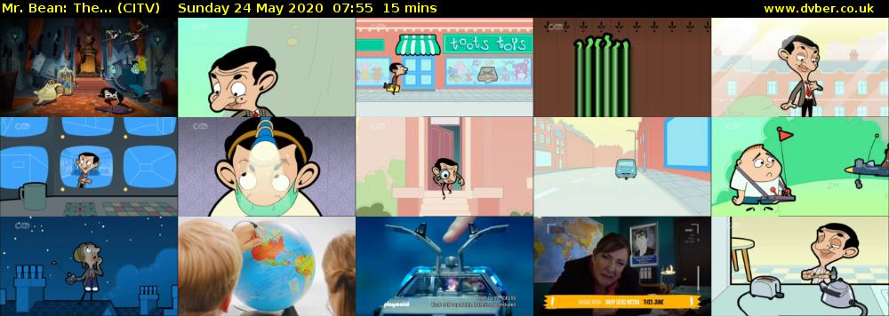 Mr. Bean: The... (CITV) Sunday 24 May 2020 07:55 - 08:10