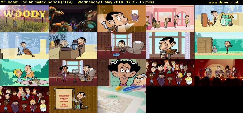 Mr. Bean: The Animated Series (CITV) Wednesday 8 May 2019 07:25 - 07:40