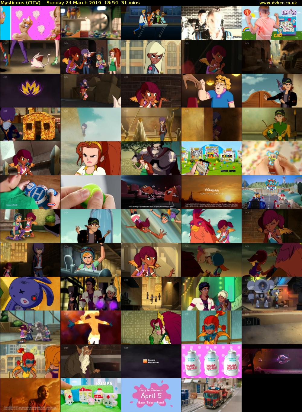 Mysticons (CITV) Sunday 24 March 2019 18:54 - 19:25