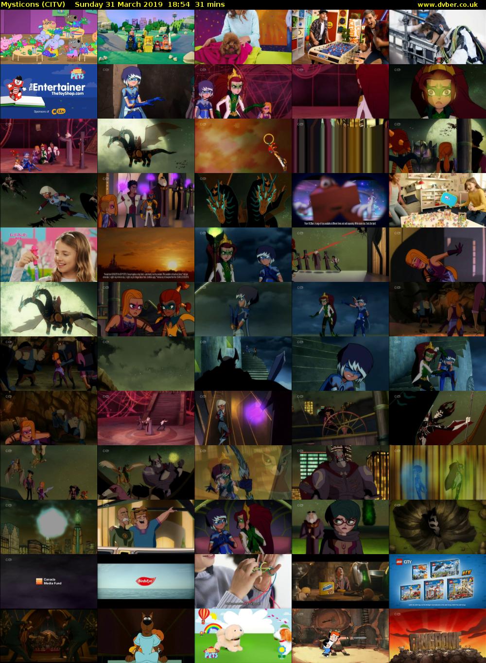 Mysticons (CITV) Sunday 31 March 2019 18:54 - 19:25