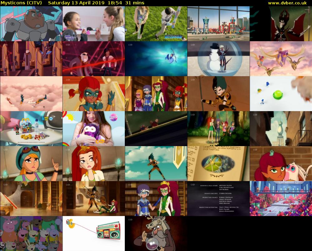 Mysticons (CITV) Saturday 13 April 2019 18:54 - 19:25