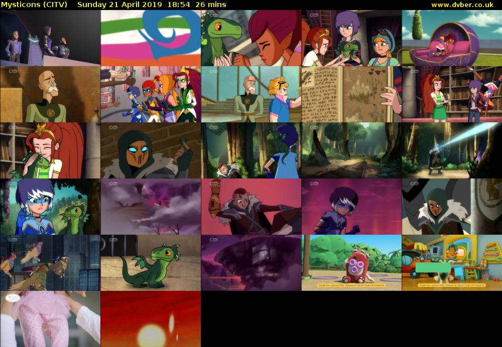 Mysticons (CITV) Sunday 21 April 2019 18:54 - 19:20