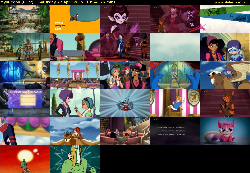 Mysticons (CITV) Saturday 27 April 2019 18:54 - 19:20