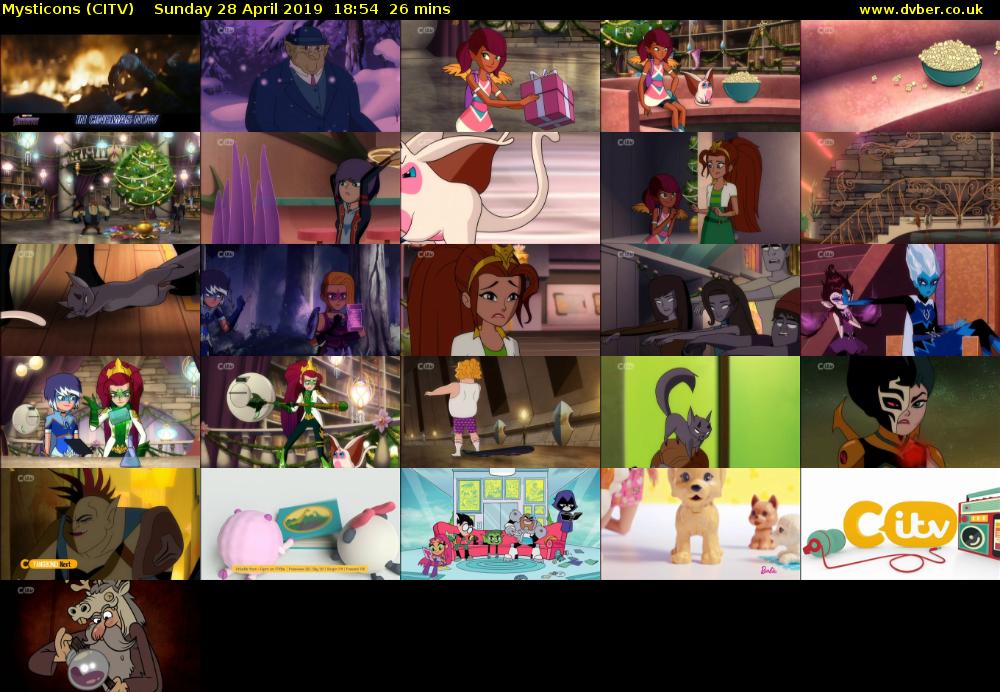 Mysticons (CITV) Sunday 28 April 2019 18:54 - 19:20