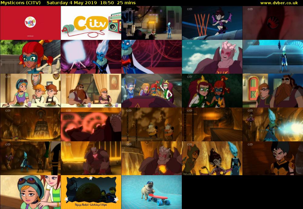 Mysticons (CITV) Saturday 4 May 2019 18:50 - 19:15
