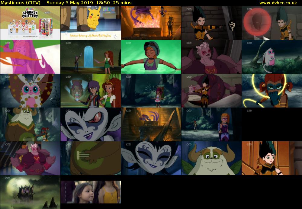 Mysticons (CITV) Sunday 5 May 2019 18:50 - 19:15