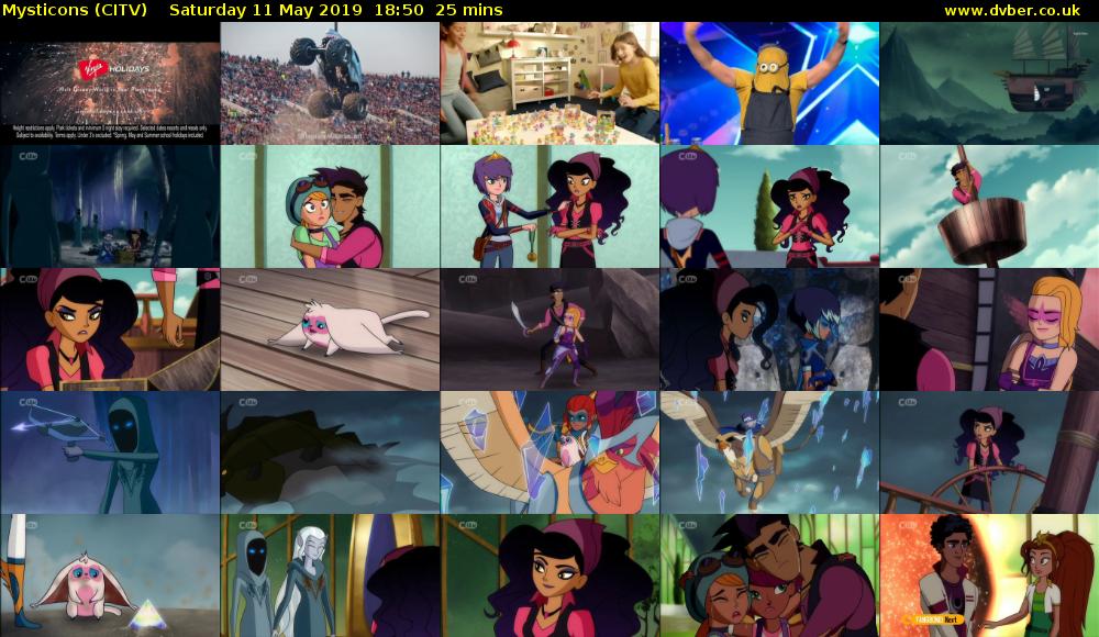 Mysticons (CITV) Saturday 11 May 2019 18:50 - 19:15