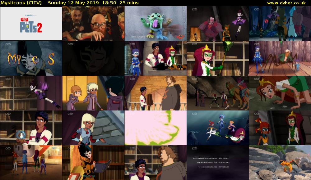 Mysticons (CITV) Sunday 12 May 2019 18:50 - 19:15
