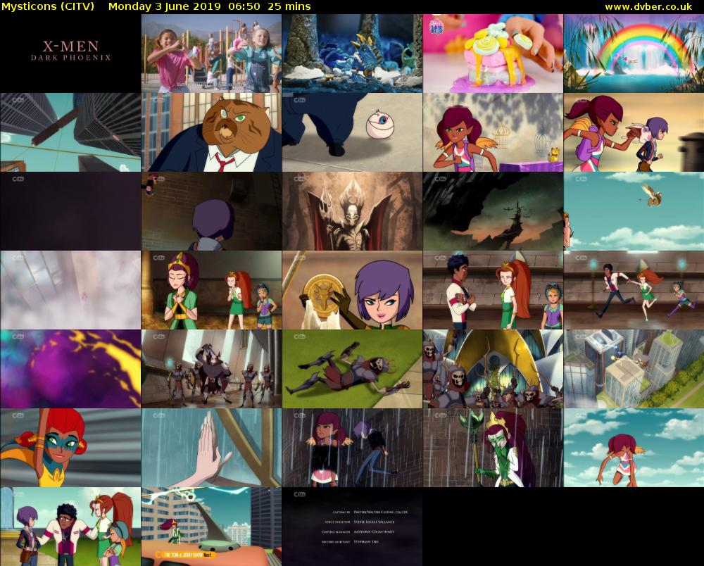 Mysticons (CITV) Monday 3 June 2019 06:50 - 07:15