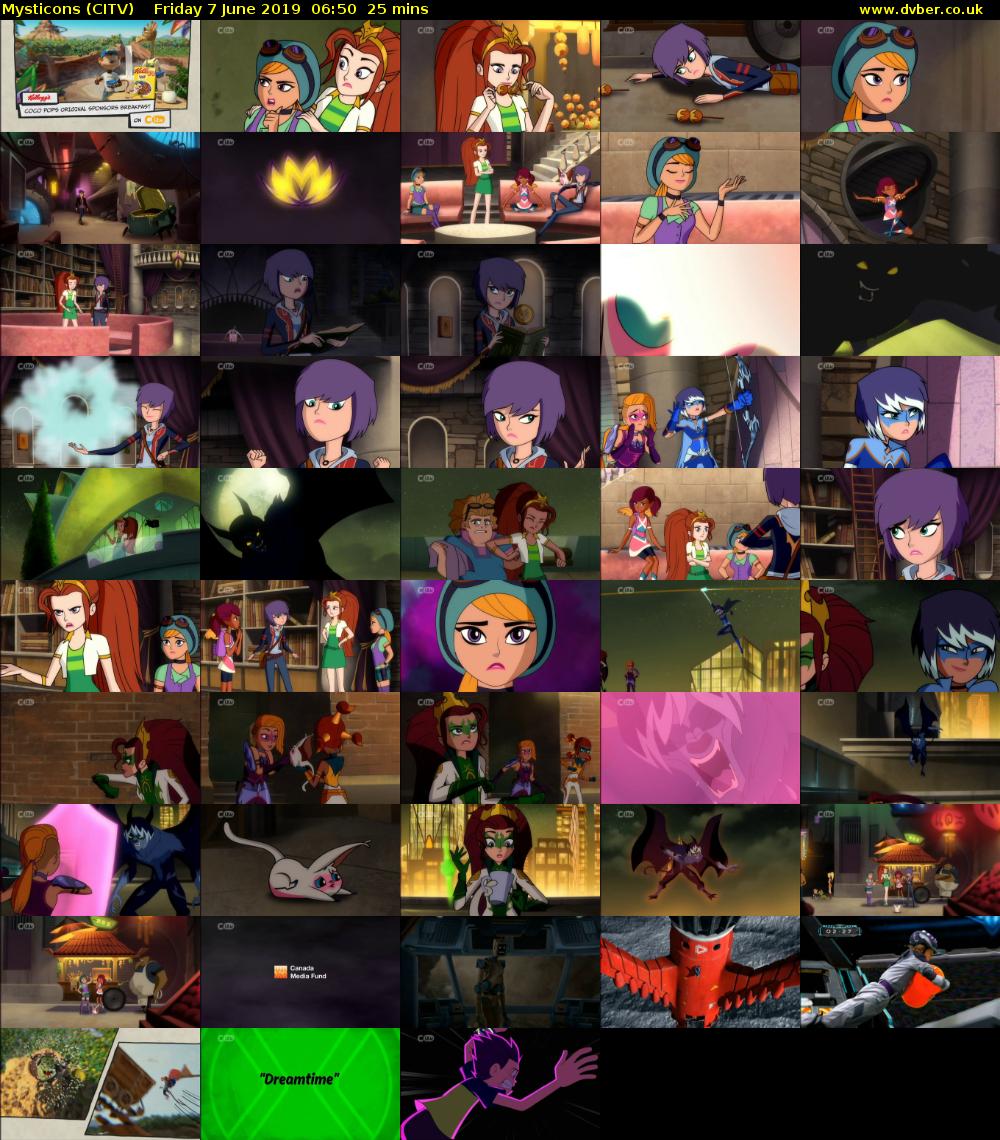 Mysticons (CITV) Friday 7 June 2019 06:50 - 07:15