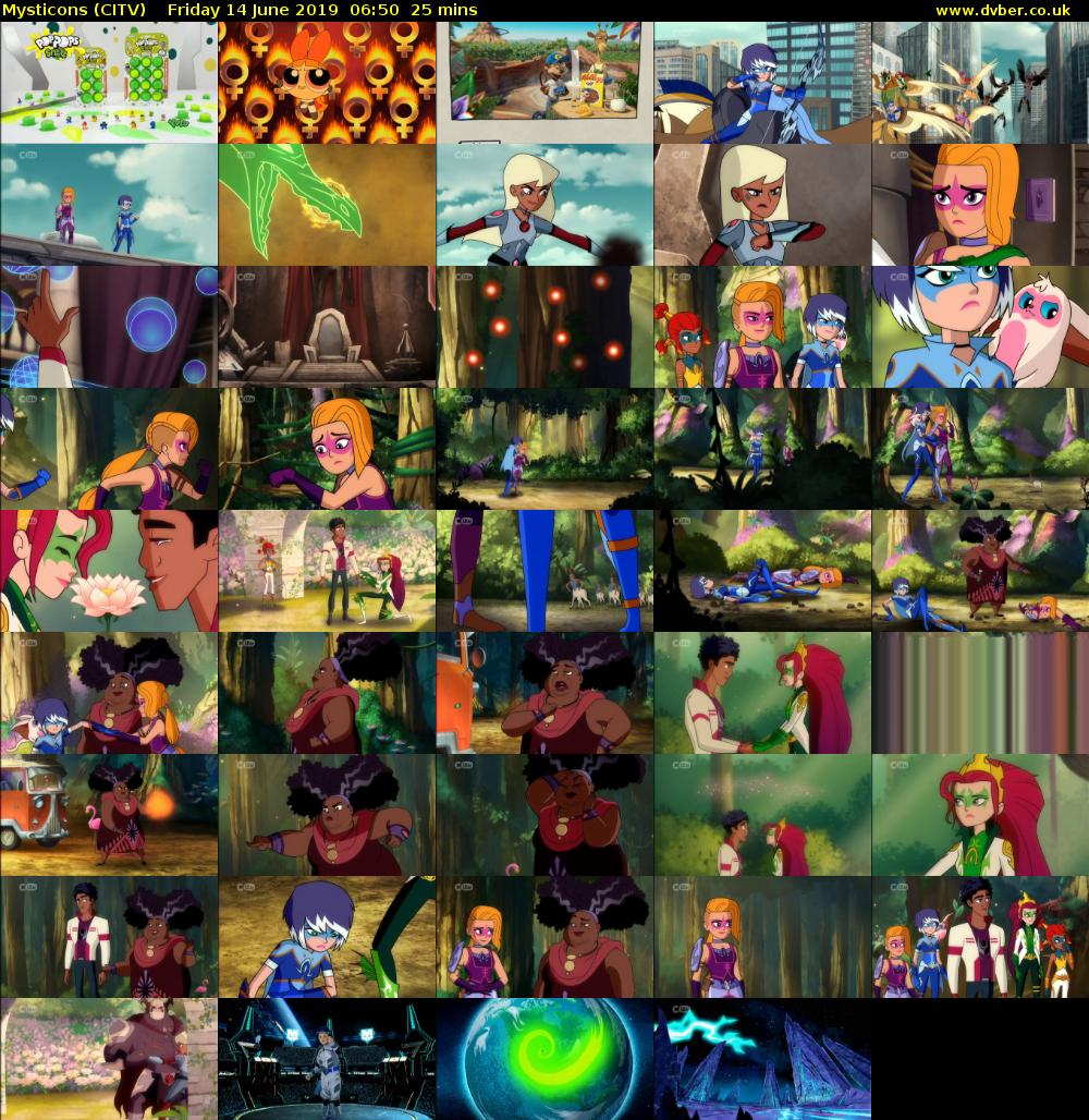 Mysticons (CITV) Friday 14 June 2019 06:50 - 07:15