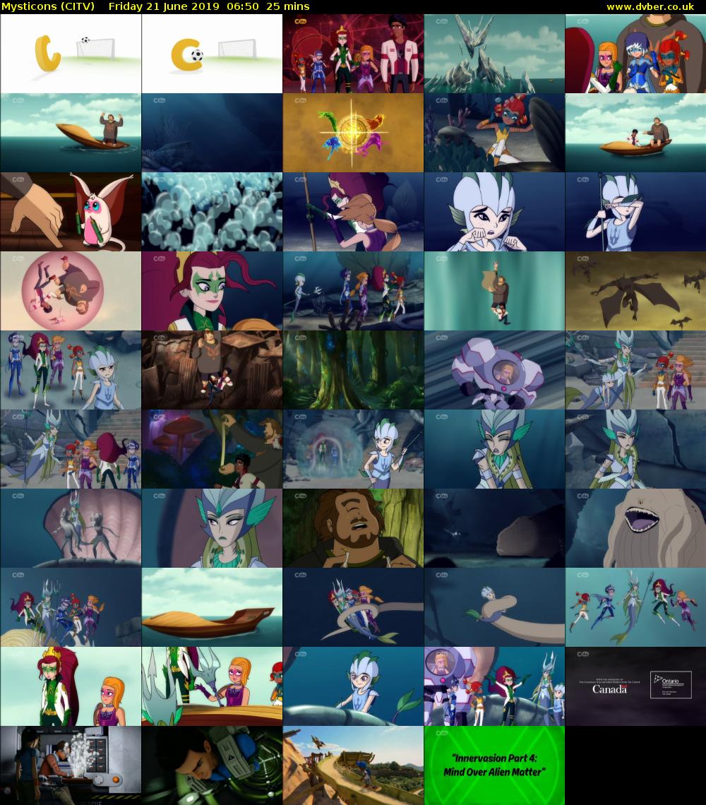 Mysticons (CITV) Friday 21 June 2019 06:50 - 07:15