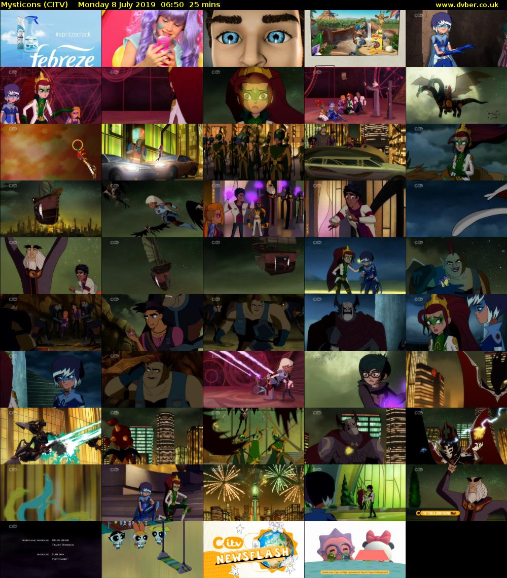 Mysticons (CITV) Monday 8 July 2019 06:50 - 07:15