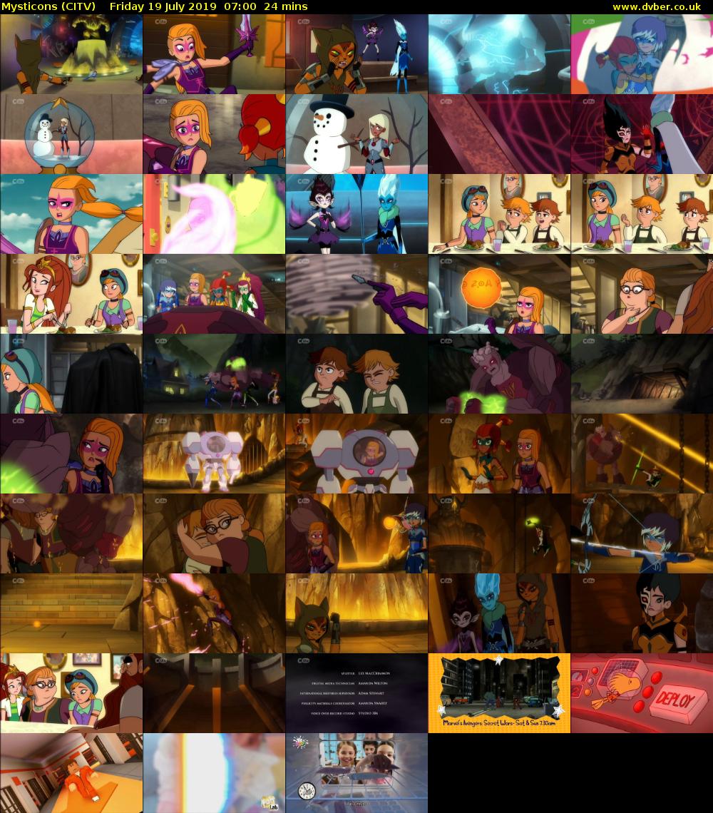 Mysticons (CITV) Friday 19 July 2019 07:00 - 07:24