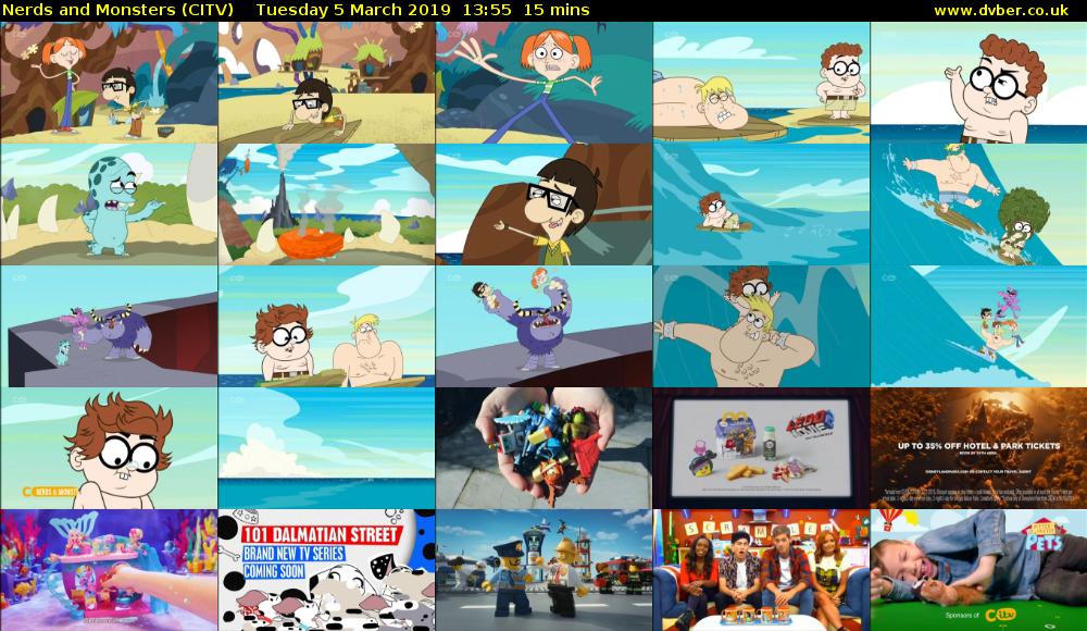 Nerds and Monsters (CITV) Tuesday 5 March 2019 13:55 - 14:10