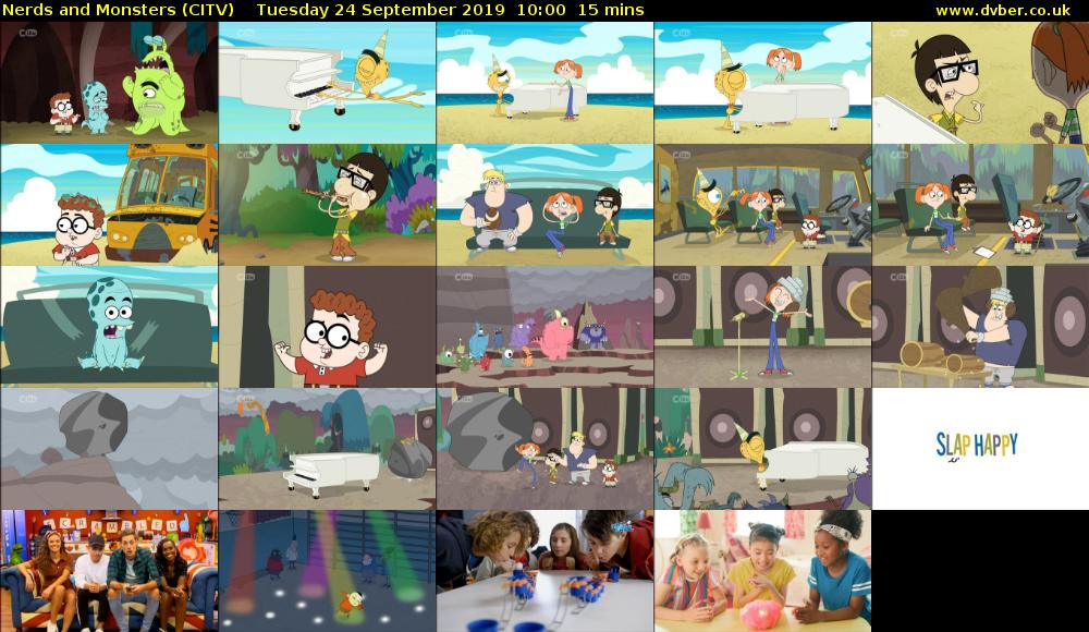 Nerds and Monsters (CITV) Tuesday 24 September 2019 10:00 - 10:15